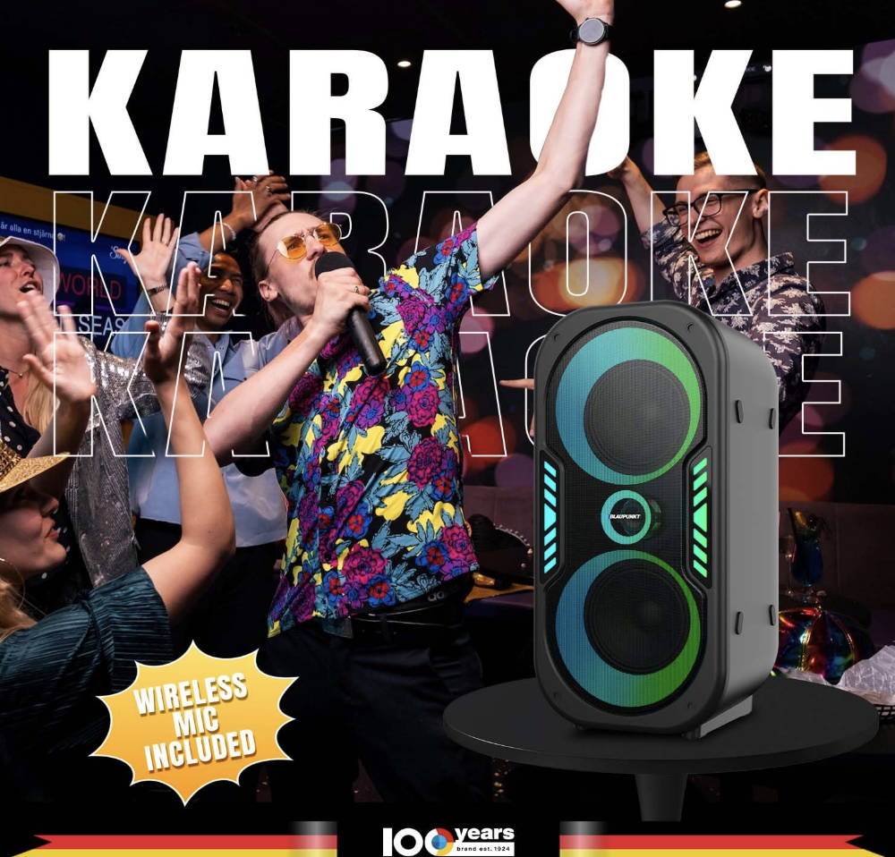 Blaupunkt Audio India Launches Rock & Roll Rhythm Party Speaker with 100W Sound, Karaoke, and Up to 10 Hours of Playtime